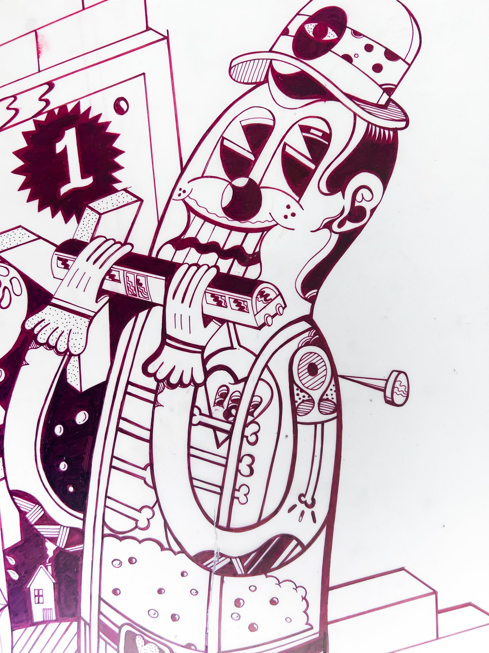 Sleepy Lagoon, detail