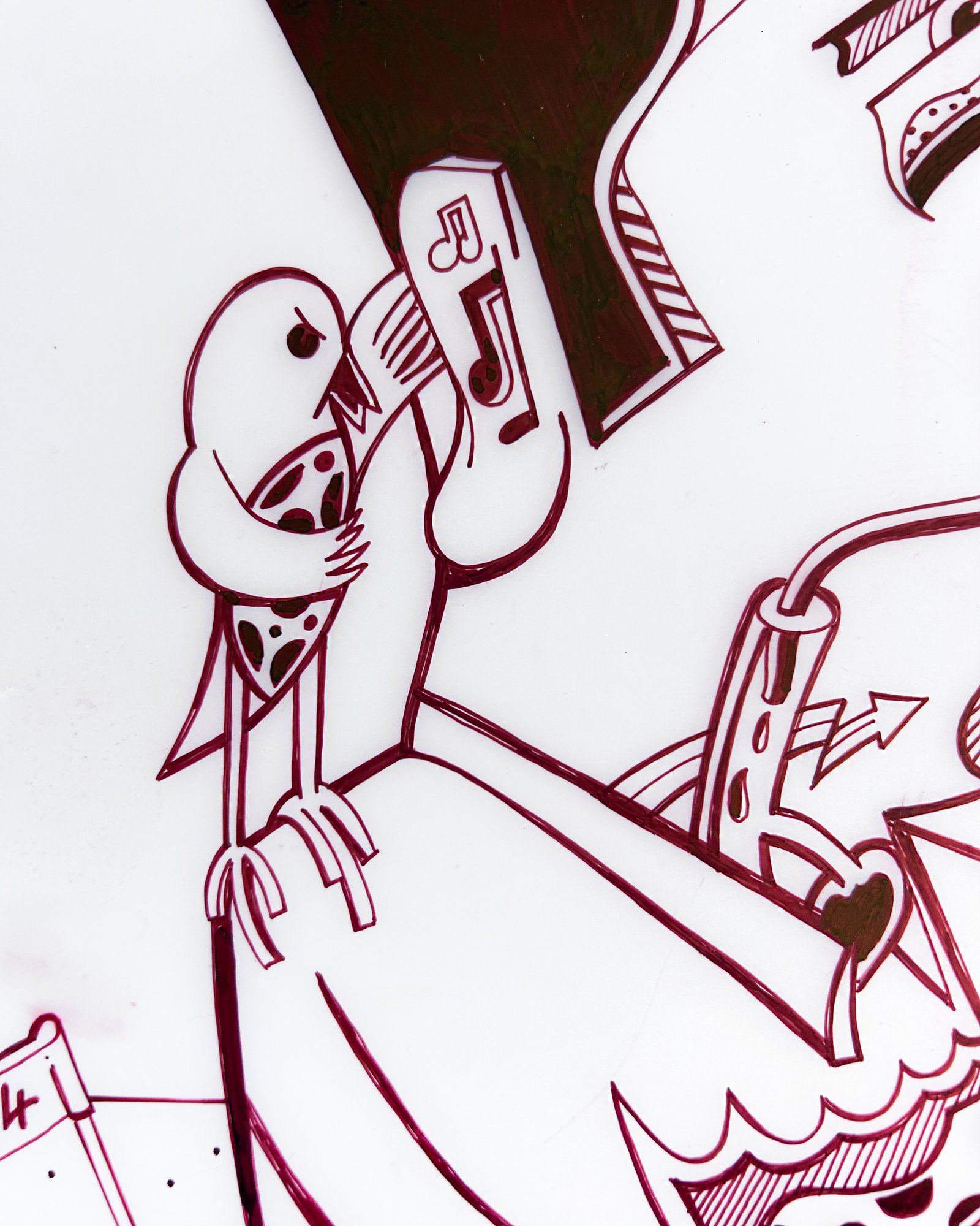 Don't Cover Up Your Feelings, detail